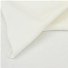 Avalana Velour knit fabric by Stof Fabrics in solid light cream