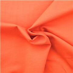 Earth orange solid knit fabric by Robert Kaufman Terracotta