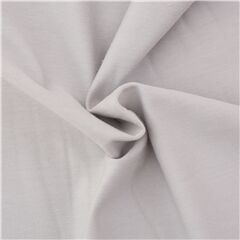 Light gray solid knit fabric by Robert Kaufman smoky Grey