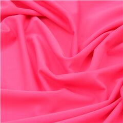Robert Kaufman solid hot pink swimwear knit fabric