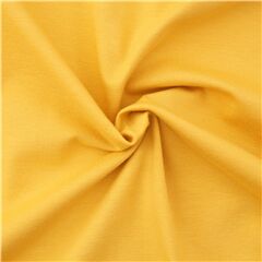 Yellow solid knit fabric by Robert Kaufman Sunflower