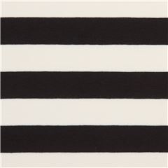black and light cream stripes knit fabric by Art Gallery Fabrics