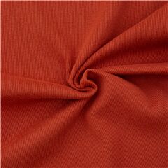 brown Birch organic ribbed knit fabric