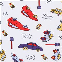 car knit fabric by Stof Fabrics in white