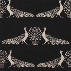 dark brown-grey peacock knit fabric by Art Gallery Fabrics