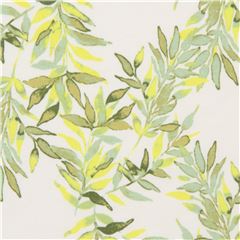 green leaf knit fabric by Art Gallery Fabrics