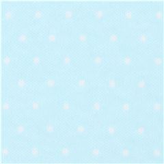 light blue Cloud 9 white dot organic knit fabric from the USA Tout Petit