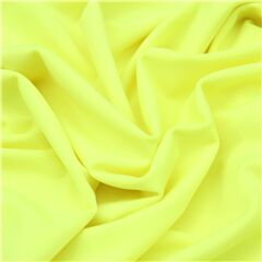 solid neon yellow swimwear knit fabric by Robert Kaufman