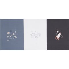 space knit panel fabric by Art Gallery Fabrics